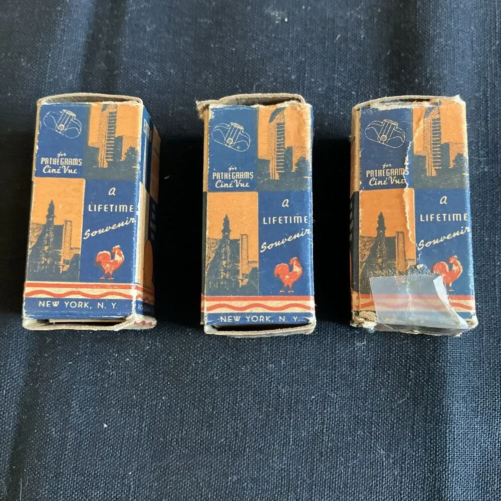 VTG Pathegrams Cine-Vue Miniature Movie Films Lot 1939 NY Worlds Fair No. 2 8 10